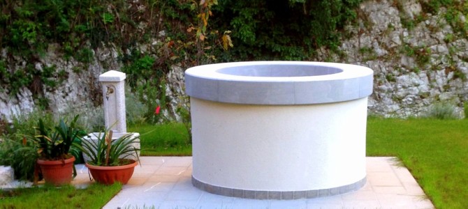 Anello per pozzo in pietra